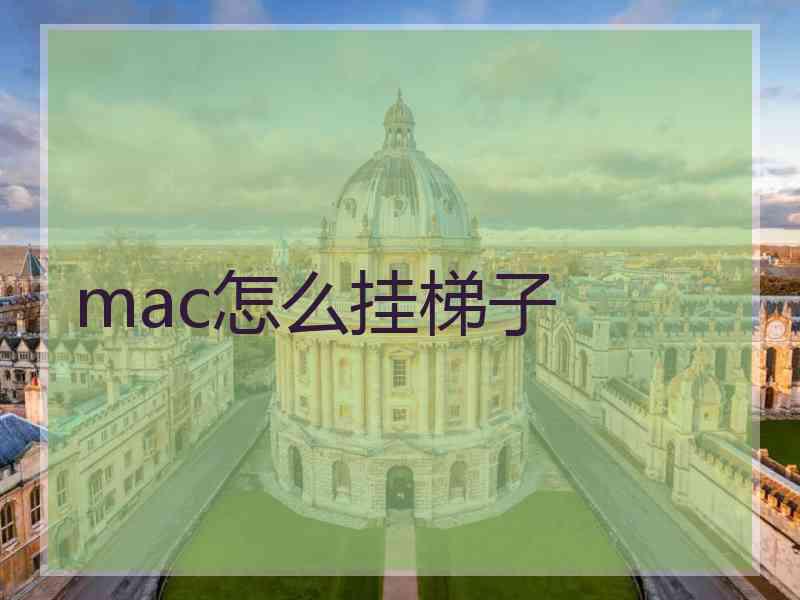 mac怎么挂梯子