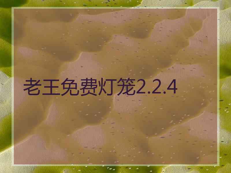 老王免费灯笼2.2.4